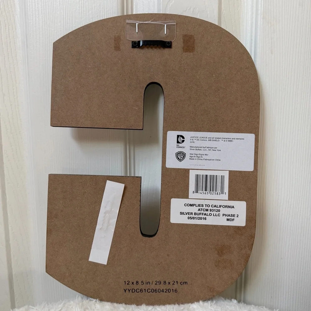 4/$25 DC Comics Superhero Letter C Wood Wall Art
